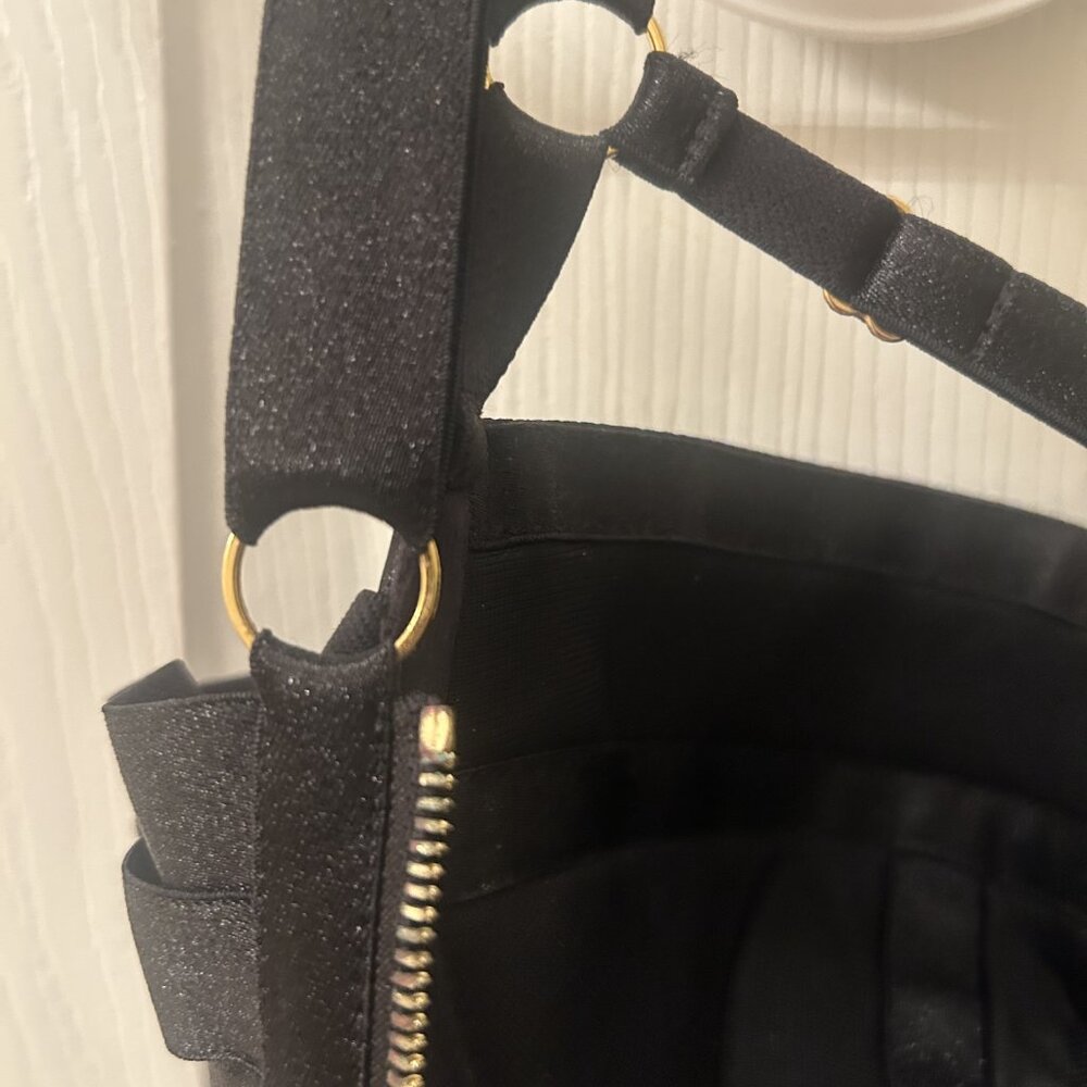 Chic Black Strappy Mini Dress - Picture 9 of 10